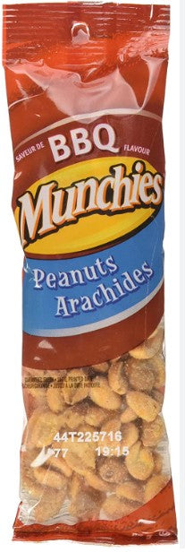 Munchies BBQ Peanuts 12/55g - Snacks - - Tevan Enterprises - Canadian Wholesale Confections