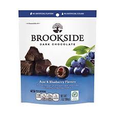 Brookside Dark Chocolate Acai/Blueberry 10/90g - Chocolate and Chocolate Bars - - Tevan Enterprises - Canadian Wholesale Confections