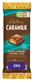 Caramilk Salted Caramel Family Bar 19/100g - Chocolate and Chocolate Bars - - Tevan Enterprises - Canadian Wholesale Confections