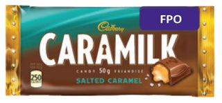Caramilk Salted Caramel 24/50g - Chocolate and Chocolate Bars - - Tevan Enterprises - Canadian Wholesale Confections