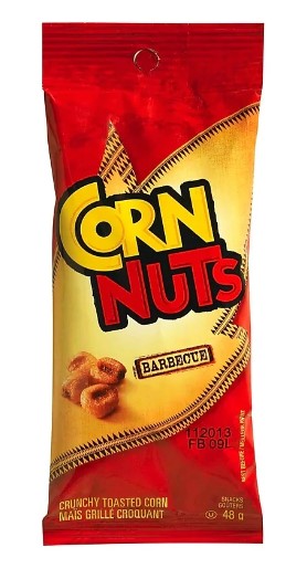 Corn Nuts - BBQ 18/48g - Snacks - - Tevan Enterprises - Canadian Wholesale Confections