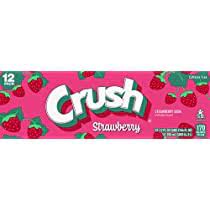 Crush Strawberry 12/355ml - Beverages - - Tevan Enterprises - Canadian Wholesale Confections