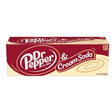 Dr Pepper Cream Soda 12/355ml - Beverages - - Tevan Enterprises - Canadian Wholesale Confections