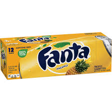 Fanta Pineapple 12/355ml - Beverages - - Tevan Enterprises - Canadian Wholesale Confections