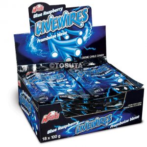 Livewires Bags Blue Raspberry 18/100g - Candy - - Tevan Enterprises - Canadian Wholesale Confections