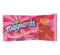 Maynards Swedish Berries 12/64g - Candy - - Tevan Enterprises - Canadian Wholesale Confections