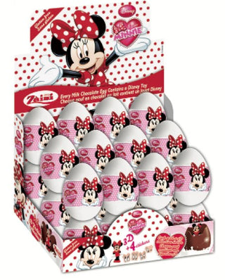 Zaini Minnie Mouse Chocolate Eggs 24/20g - Chocolate and Chocolate Bars - - Tevan Enterprises - Canadian Wholesale Confections