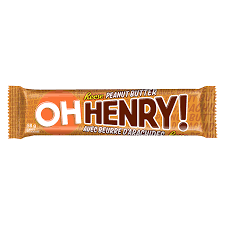 Oh Henry Peanut Butter 24/58g - Chocolate and Chocolate Bars - - Tevan Enterprises - Canadian Wholesale Confections