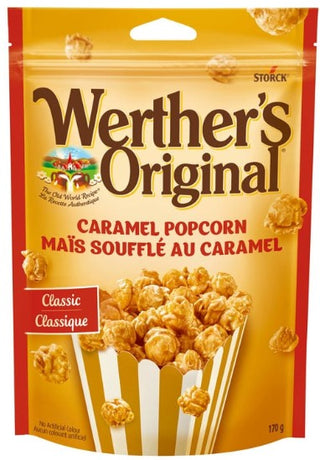 Werther's Original Caramel Popcorn 12/170g - Candy -  - Tevan Enterprises - Canadian Wholesale Confections