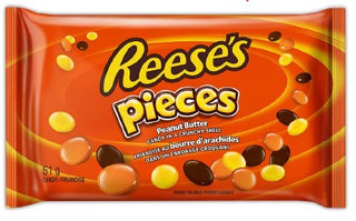Reese's Pieces 18/51g - Chocolate and Chocolate Bars - - Tevan Enterprises - Canadian Wholesale Confections