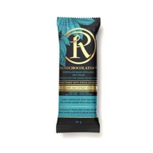 Ross Dark Chocolate with Sea Salt 12/34g - Chocolate and Chocolate Bars - - Tevan Enterprises - Canadian Wholesale Confections