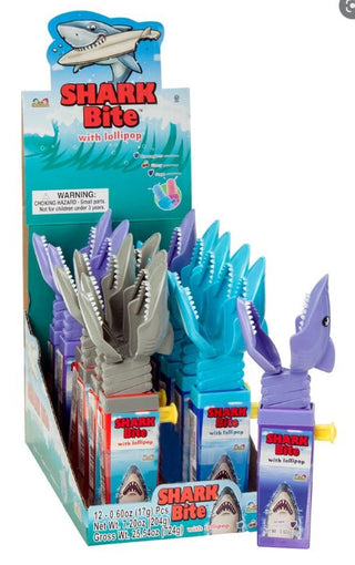 Shark Bite Lollipop 12/20g - Candy - - Tevan Enterprises - Canadian Wholesale Confections