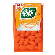 Tic Tac Orange 12/29g - Mints - - Tevan Enterprises - Canadian Wholesale Confections