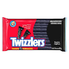 Twizzlers Black Licorice Party Pack 12/375g - Licorice - - Tevan Enterprises - Canadian Wholesale Confections