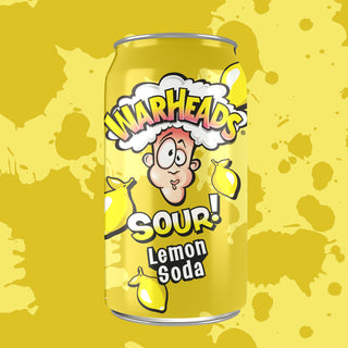 Warheads Soda Sour Lemon 12/355ml - Beverages - - Tevan Enterprises - Canadian Wholesale Confections