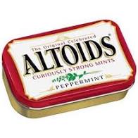 Altoids Peppermint 6/50g - Mints - - Tevan Enterprises - Canadian Wholesale Confections