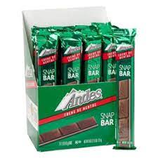 Andes Creme de Menthe "Snap" Bar 24/43g - Chocolate and Chocolate Bars - - Tevan Enterprises - Canadian Wholesale Confections