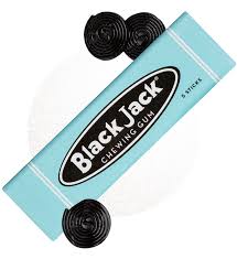 Black Jack Chewing Gum 20/5pc - Gum - - Tevan Enterprises - Canadian Wholesale Confections
