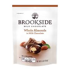 Brookside Milk Chocolate Whole Almond 12/210g - Chocolate and Chocolate Bars - - Tevan Enterprises - Canadian Wholesale Confections