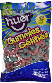 Huer Bubblegum Bottles bulk candy 1kg - Bulk Candy - - Tevan Enterprises - Canadian Wholesale Confections