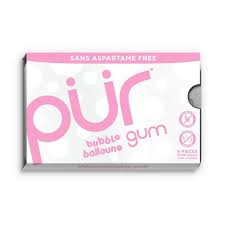 PUR gum Bubblegum 12/12pc - Gum - - Tevan Enterprises - Canadian Wholesale Confections