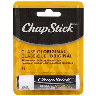 Chapstick Classic Original Lip Balm 12/4g - Pain Relief - - Tevan Enterprises - Canadian Wholesale Confections