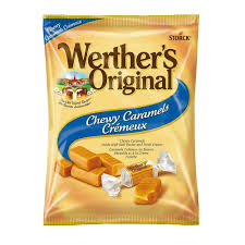 Werther's Original Chewy Caramels 12/128g - Candy -  - Tevan Enterprises - Canadian Wholesale Confections