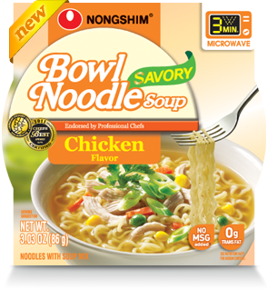 Nong Shim Mild Chicken Bowl 12/86g - Snacks - - Tevan Enterprises - Canadian Wholesale Confections