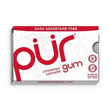 PUR gum Cinnamon 12/12pc - Gum - - Tevan Enterprises - Canadian Wholesale Confections
