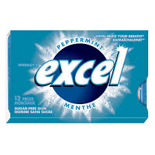 Excel Peppermint 12/12pc - Gum - - Tevan Enterprises - Canadian Wholesale Confections