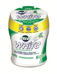 Excel White Spearmint Bottles 6/60pc - Gum - - Tevan Enterprises - Canadian Wholesale Confections