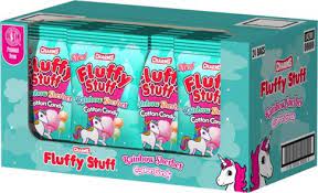 Charms Fluffy Stuff Rainbow Sherbet Cotton Candy 12/60g - Candy - - Tevan Enterprises - Canadian Wholesale Confections