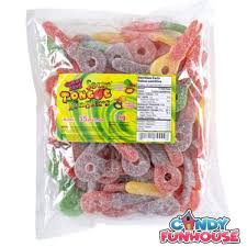 Gummy Zone Super Sour Tongue Tinglers bulk 1kg - Bulk Candy - - Tevan Enterprises - Canadian Wholesale Confections