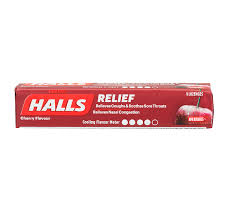 Halls Cherry 20/9pc - Cough and Cold - - Tevan Enterprises - Canadian Wholesale Confections