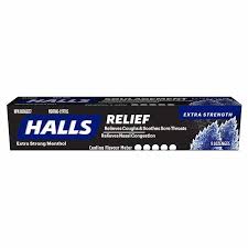 Halls Extra Strong 20/9pc - Cough and Cold - - Tevan Enterprises - Canadian Wholesale Confections