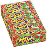 Hubba Bubba Strawberry Watermelon 18/5pc - Gum - - Tevan Enterprises - Canadian Wholesale Confections