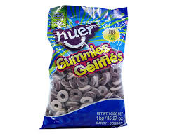 Huer Grape Rings bulk candy 1kg - Bulk Candy - - Tevan Enterprises - Canadian Wholesale Confections
