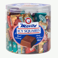 Moritz Icy Squares 60ct - Chocolate and Chocolate Bars - - Tevan Enterprises - Canadian Wholesale Confections