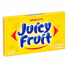 Juicy Fruit Original Pellet 12/12pc - Gum - - Tevan Enterprises - Canadian Wholesale Confections