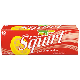 Squirt Ruby Red Citrus 12/355ml - Beverages - - Tevan Enterprises - Canadian Wholesale Confections