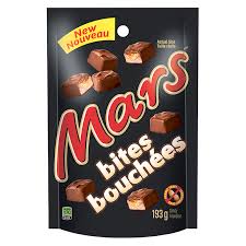 Mars Bites Stand Up Pack 15/193g - Chocolate and Chocolate Bars - - Tevan Enterprises - Canadian Wholesale Confections