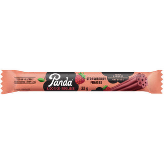Panda Licorice Strawberry Log 20/32g - Licorice - - Tevan Enterprises - Canadian Wholesale Confections