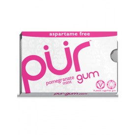 PUR gum Pomegranate Mint 12/12pc - Gum - - Tevan Enterprises - Canadian Wholesale Confections