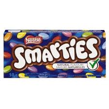 Smarties 24/45g - Chocolate and Chocolate Bars - - Tevan Enterprises - Canadian Wholesale Confections