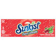 Sunkist Cherry Limeade 12/355ml - Beverages - - Tevan Enterprises - Canadian Wholesale Confections
