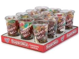 Super Mix Candy Cup Gummy 12/370g - Candy - - Tevan Enterprises - Canadian Wholesale Confections