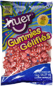 Huer Swirls Strawberry bulk candy 1kg - Bulk Candy - - Tevan Enterprises - Canadian Wholesale Confections