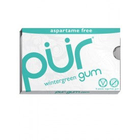 PUR gum Wintergreen 12/12pc - Gum - - Tevan Enterprises - Canadian Wholesale Confections