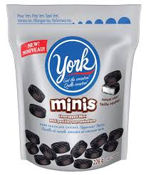 York Minis Peppermint Patties 12/236g - Chocolate and Chocolate Bars - - Tevan Enterprises - Canadian Wholesale Confections