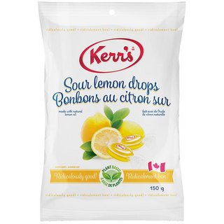 Kerr Sour Lemon Drops 12/150g
